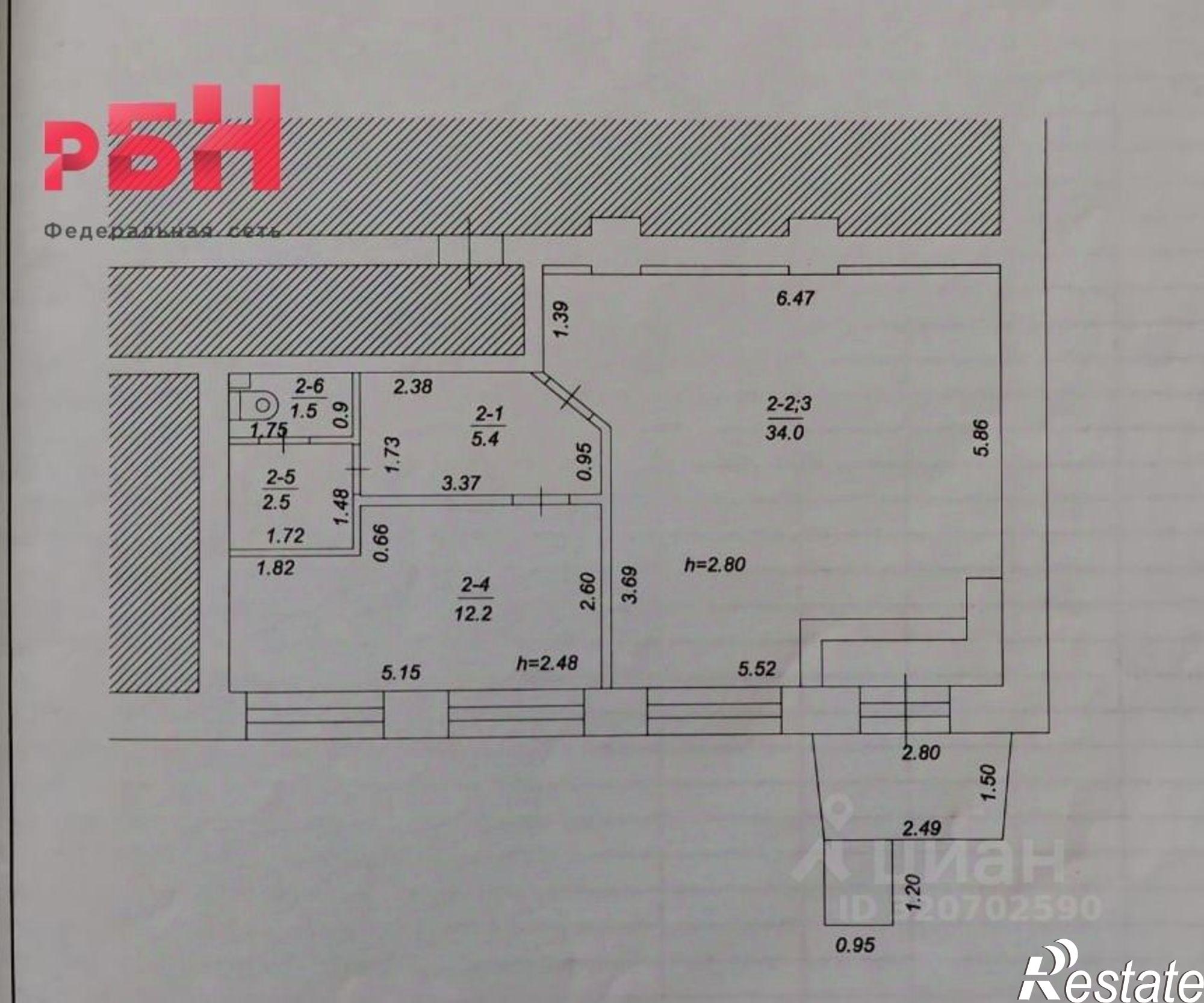 Купить помещение свободного назначения за 5 440 660 рублей на Социалистическая улица, 65А к3