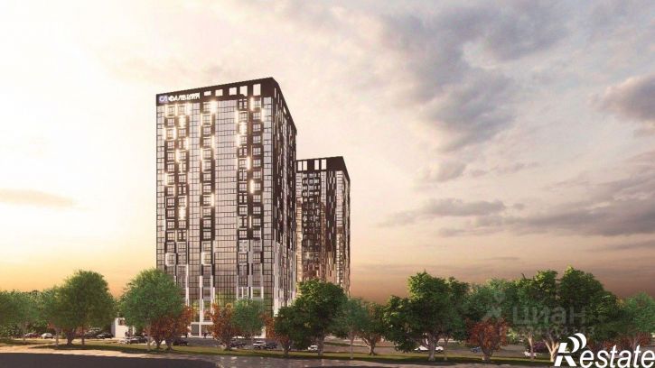 1-комн квартира в новом доме Комсомольский пр-кт, 92,  д. 92