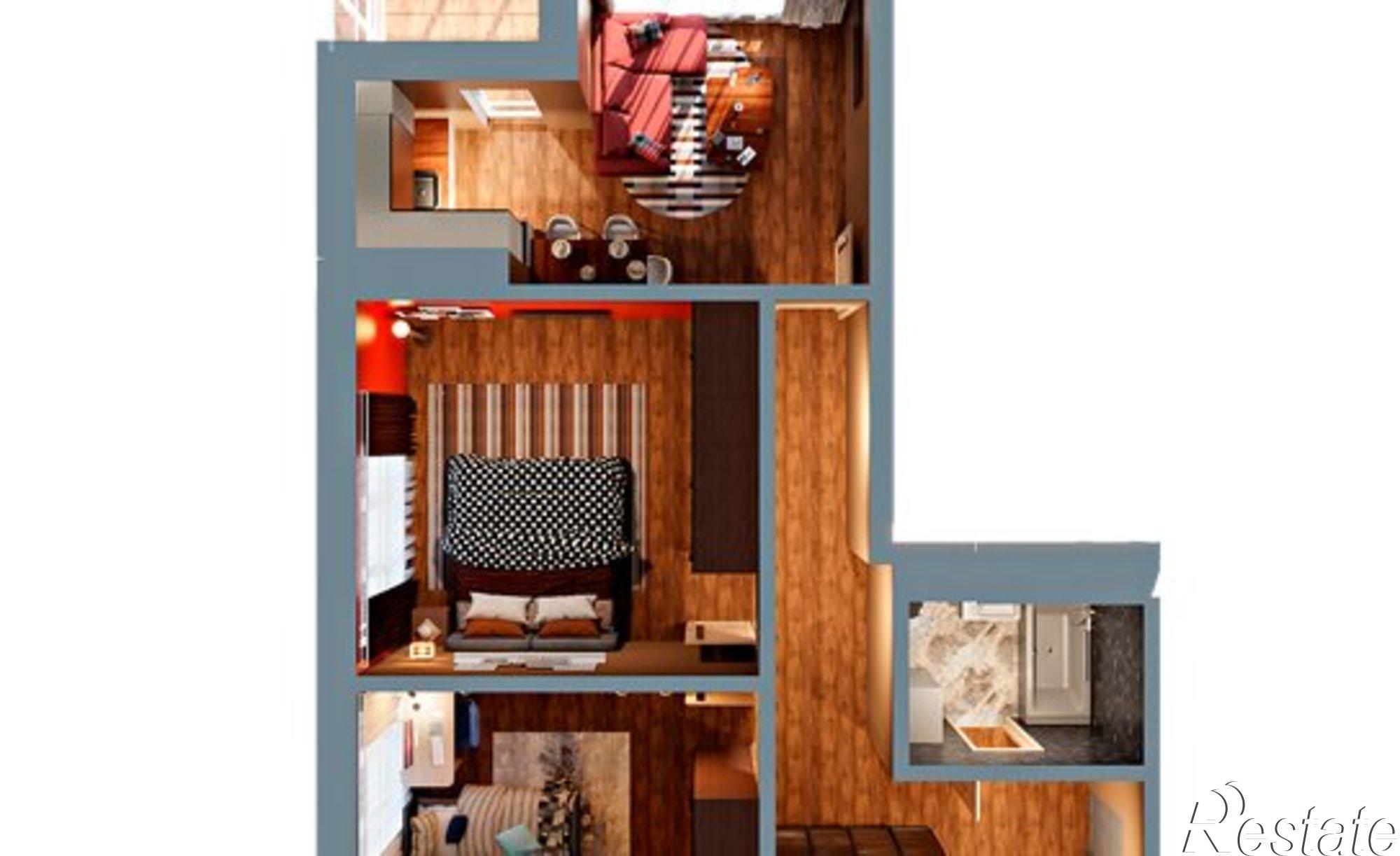 Купить квартиру за 7 907 340 рублей на Комсомольский пр-кт, 92