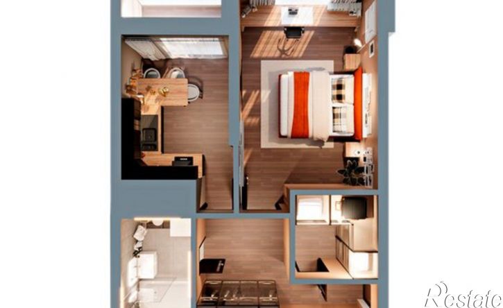 1-комн квартира в новом доме Комсомольский пр-кт, 92,  д. 92