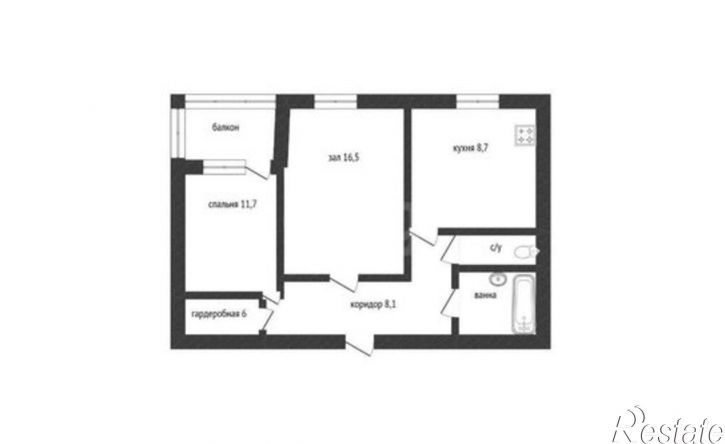 2-комн квартира Берёзовское шоссе, 4А,  д. 4А