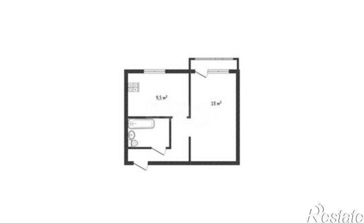 1-комн квартира ул Социалистическая, 32 А,  д. 32 А,  к. А