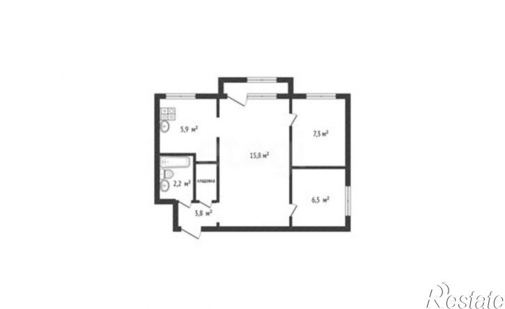 2-комн квартира ул Строителей, 39А,  д. 39А
