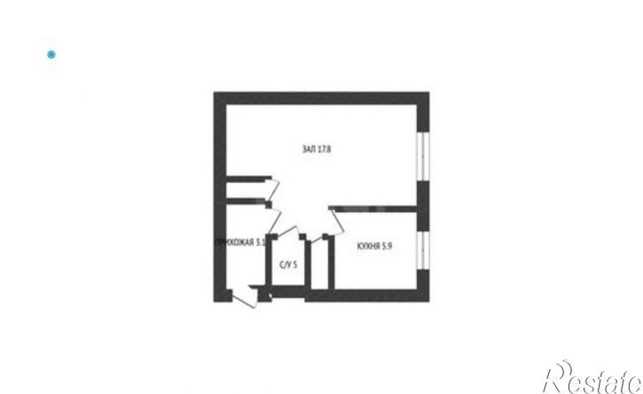 1-комн квартира улица Нефтяников, 19А,  д. 19А