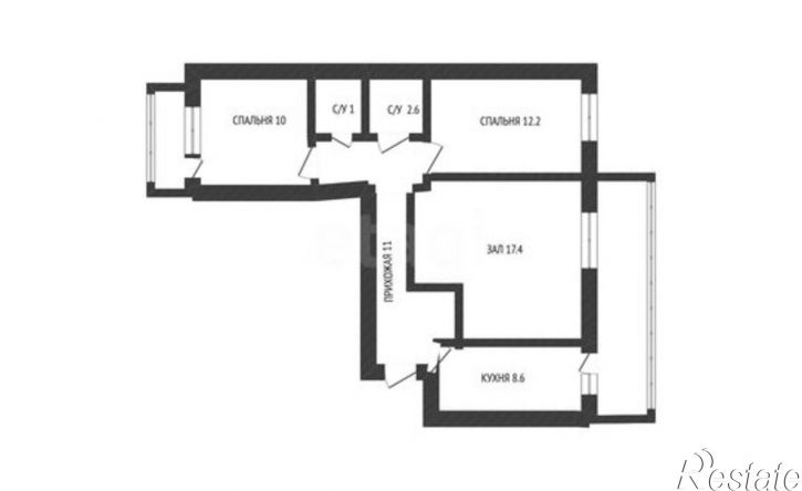 3-комн квартира Комсомольский пр-кт, 31,  д. 31