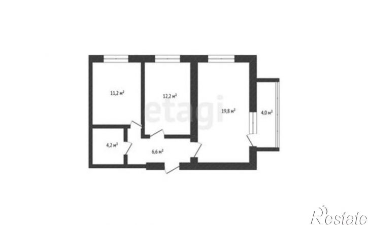 3-комн квартира улица Лесная Поляна, 12,  д. 12