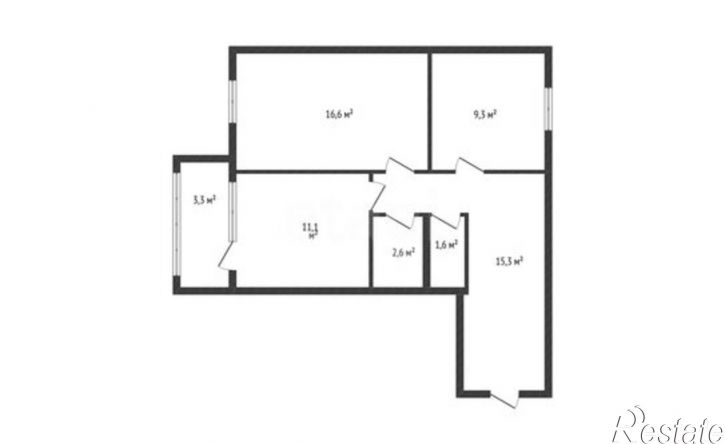 2-комн квартира Комсомольский проспект, 78,  д. 78