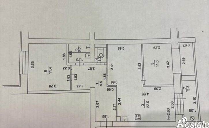 3-комн квартира ул Декабристов, 9Б,  д. 9Б