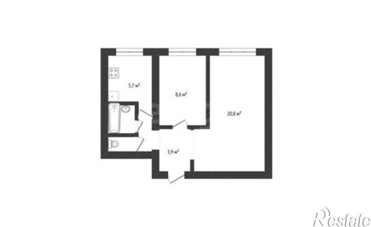 2-комн квартира ул Ленина, 15,  д. 15