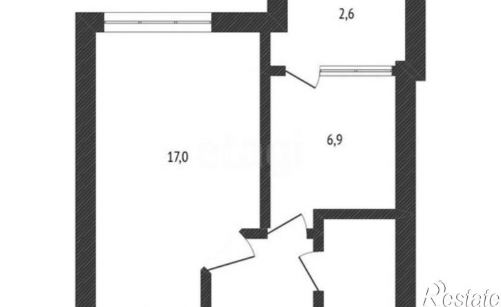 1-комн квартира ул Карцева, 32,  д. 32