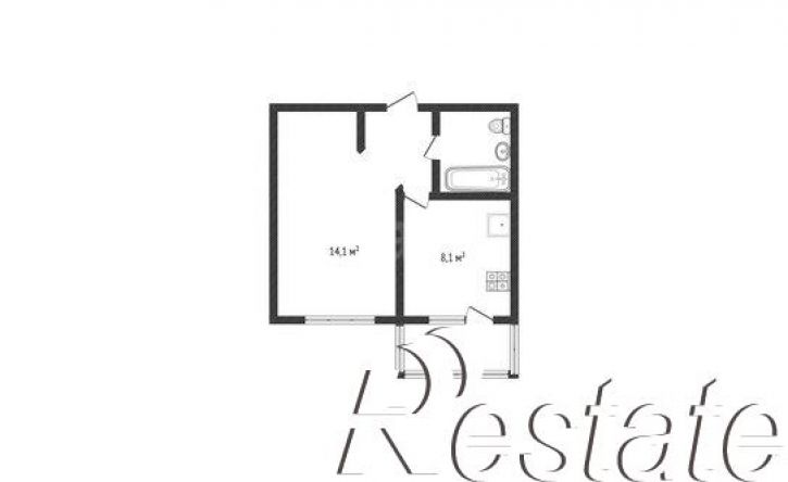 1-комн квартира Комсомольский проспект, 45И,  д. 45И